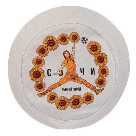 РЫЖИЙ Панама для взрослых, 20% хлопок, 80% полиэстер, р-р 58, 4 цвета