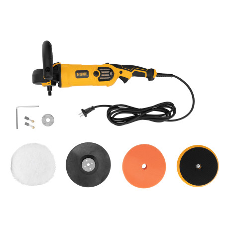 Машина полировальная CP-180, 1400 Вт, 180 мм, 0-3000 об/мин Denzel