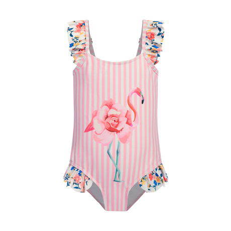 GALANTE Купальник для девочки слитный, р-р 98-104, р-р 110-116, р-р 122-128, 82%полиэст, 18%эласт, 2