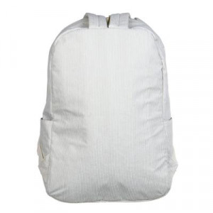 Рюкзак подростковый 44x30x13см, 1 отд., 5 карм., вышивка, декор &quot;мишка&quot;, брелок, вельвет, молочный