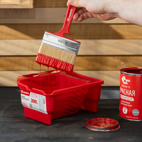 Кювета пластмассовая для кистей и мини-валиков, ручная, многофункциональная, 210 х 180 х 90 мм Matrix