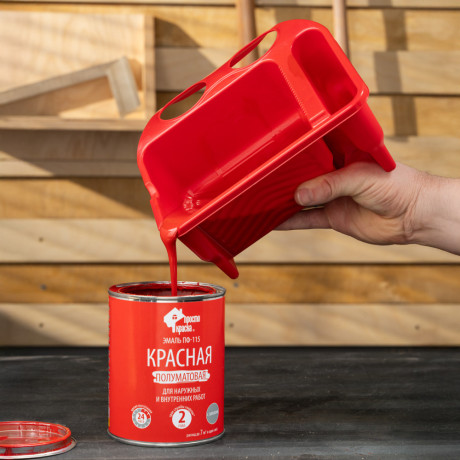 Кювета пластмассовая для кистей и мини-валиков, ручная, многофункциональная, 210 х 180 х 90 мм Matrix