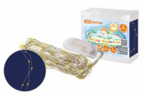 Гирлянда-нить "Роса20" 20LED 2м 3000К 2хCR2032 (24!) TDM SQ0361-0054
