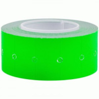 Этикет-лента OfficeSpace, 21*12мм, зеленая, 500 этикеток Арт.205703