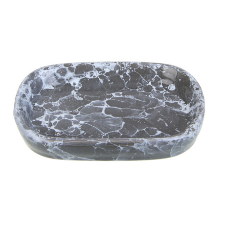 VETTA Мыльница, 13,5x9x2,5 см, керамика, "Космос", мрамор серый