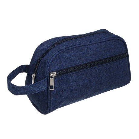 Несессер с 2-мя отделениями тм ЮL, 100% ПЭ, 23х14х8см, 3 цвета