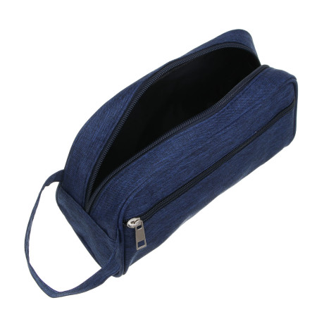 Несессер с 2-мя отделениями тм ЮL, 100% ПЭ, 23х14х8см, 3 цвета