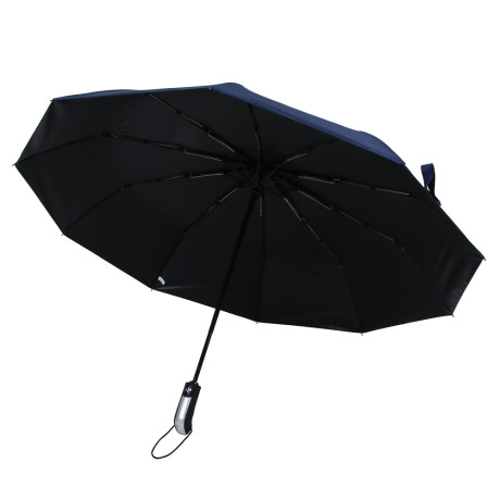 Зонт автомат, усиленный, металл, пластик, полиэстер, винил, d103см, 10 спиц, 3 цвета