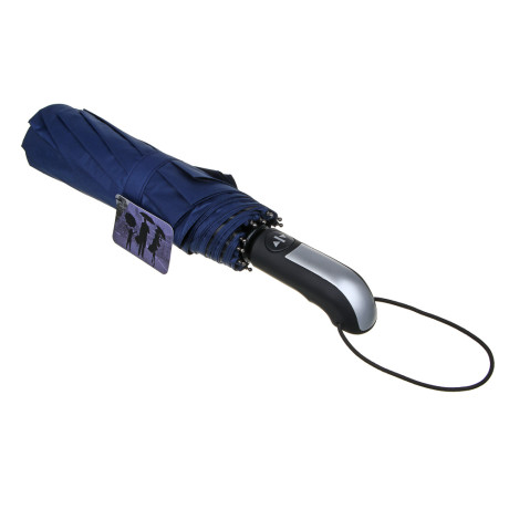 Зонт автомат, усиленный, металл, пластик, полиэстер, винил, d103см, 10 спиц, 3 цвета