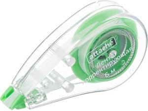Корректирующая лента Attache 5ммх6м, цвет корпуса прозрачный 1026484