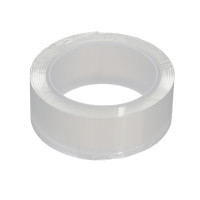 ЕРМАК Лента двухсторонняя, многоразовая 1м, 20мм