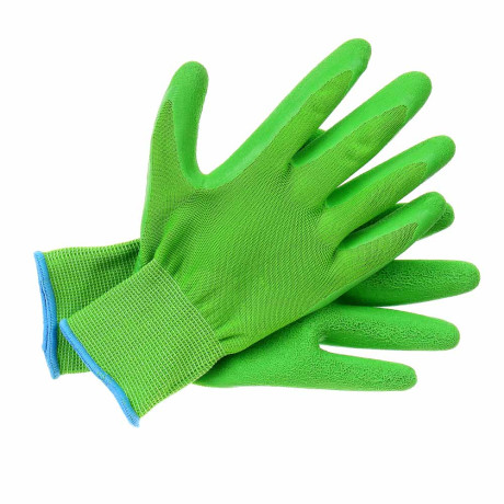 INBLOOM Перчатки с латексным полуобливом, полиэстер, р.9, 25см, 64г