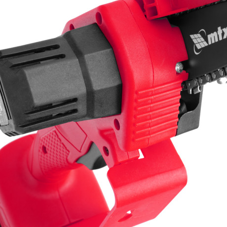 Цепная мини-пила аккумуляторная, MCS-100, шина 100 мм, Li-Ion, 20 В MTX