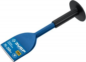 Зубило-конопатка ЗУБР "ПРОФЕCCИОНАЛ" с протектором, 75x250мм zu2123-75