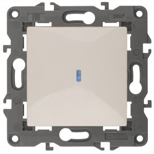 ЭРА 14 Elegance мех. выкл. СУ 1 кл. (инд.) 10А,250В, сл.кость 14-1102-02 автоклеммы 3301