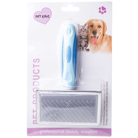 Пуходерка 20*12см с прорезиненной ручкой NA2402 (144)