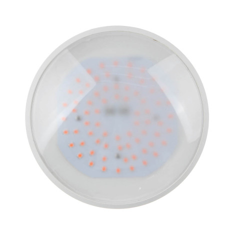 INBLOOM Лампа светодиодная для растений 72LED фиолетовый, 13x8см, E27, 15Вт, 220В, пластик