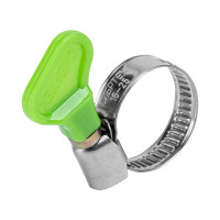 Хомуты металлические элемент крепления с формой ключа 16-25 мм, 100 штук в упаковке Сибртех