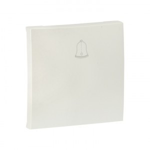 EKF Валенсия лиц. панель кнопки звонка 10А жемчуг Al/Cu (корпус PC) ESV10-L-026-50