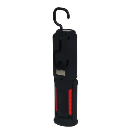 ЕРМАК Фонарь автомобильный светодиодный с магнитом и крюком, 1800мач, USB заряд