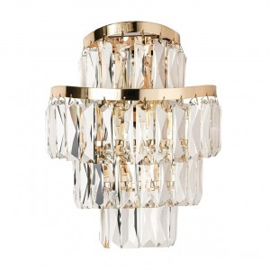 ODEON LIGHT 5073/2W HALL ODL24 505 зол./прозр./мет/хрусталь Бра E14 2x40W WAYTA 79