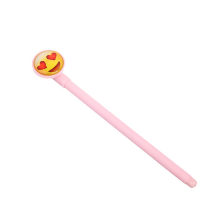 Ручка шариковая синяя "Смайл", 3 вида