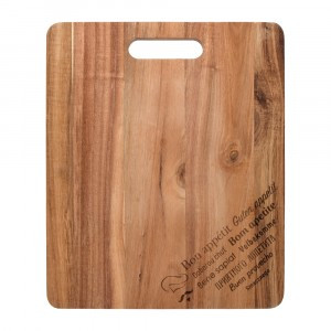 Доска разделочная 38,5*32*1,5см, акация 17709 MARMITON