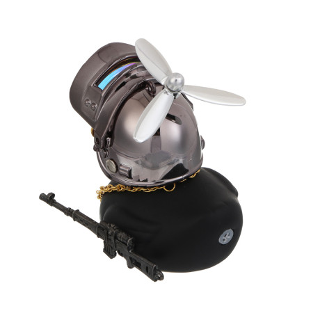 ЕРМАК Утка декоративная с винтовкой, черная