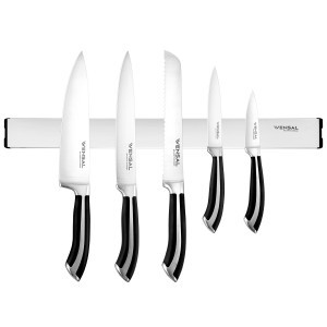 Набор ножей 6предм Aimant Vensal 2002VS (5 ножей, магнитный держатель), ручки пластик