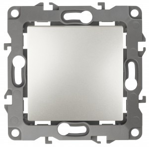 ЭРА 12 кнопка(клавиша), 10АХ-250В СУ 1 мест. перламутр, 12-1111-15 6354