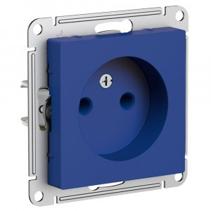 Systeme Electric AtlasDesign мех. роз. СУ 1 мест. аквамарин (пл.осн.) ATN001141 (5!)