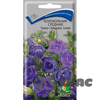 Колокольчик средний Чашка с блюдцем Синий Поиск Ц