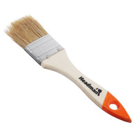 ЕРМАК Кисть малярная плоская &quot;Бейсик&quot; нат. щетина 1,5&quot; (38мм)