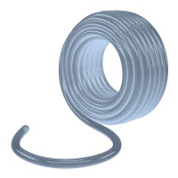 Шланг поливочный прозрачный армированный 3-х слойный, 3/4", 50 м Palisad