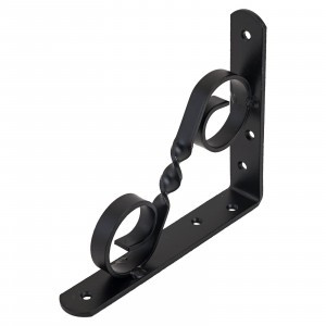 Кронштейн фигурный Домарт мод.3150*125) черный10)