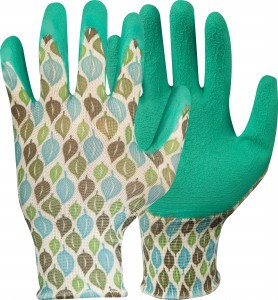 Перчатки садово-хозяйственные PARK BT-1807, 8 (М), полиэстер/латекс, полуоблив 183952