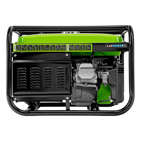 Генератор бензиновый БС-2500, 2.2 кВт, 230В, четырехтактный, 15 л, ручной стартер Сибртех