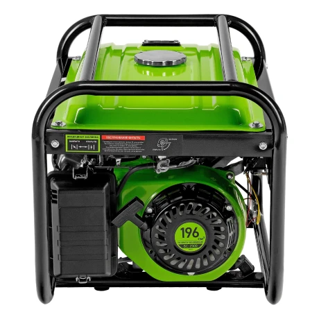 Генератор бензиновый БС-2500, 2.2 кВт, 230В, четырехтактный, 15 л, ручной стартер Сибртех