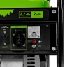 Генератор бензиновый БС-2500, 2.2 кВт, 230В, четырехтактный, 15 л, ручной стартер Сибртех