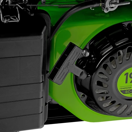 Генератор бензиновый БС-2500, 2.2 кВт, 230В, четырехтактный, 15 л, ручной стартер Сибртех