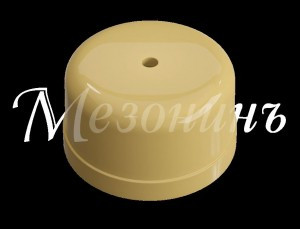 МЕЗОНИНЪ РЕТРО УСАДЬБА коробка распред. 80х40мм ОУ ABS-пластик IP20 песочное золото GE30236-32