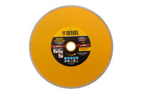 Диск алмазный, отрезной сплошной, 230 х 22.2 мм, мокрая резка Denzel