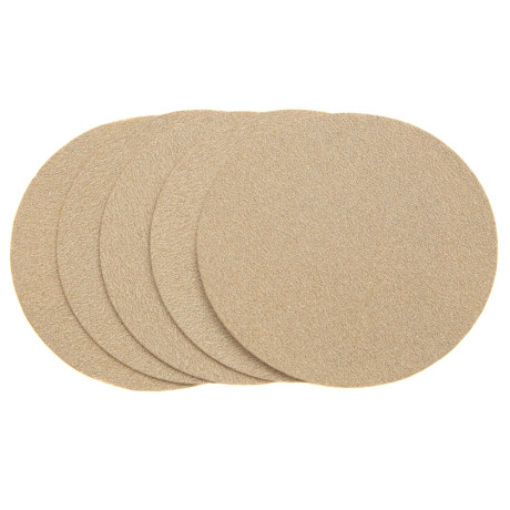 Диск шлифовальный под "липучку", KP14D, зернистость P 180, 6-Н, 125 мм, 5 шт, "БАЗ"