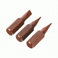 PATRIOT Бита EDGE by SL 4.0мм, сталь S2, длина 25 мм, 3шт в блистере, 818010003