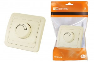 TDM Валдай диммер СУ 1 кл. сл. кость 220В (600Вт) (10!) SQ1804-0116