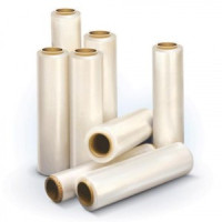 Стрейч-пленка (стретч-пленка) ЭКОНОМ шир.500мм, длина 130м, 1кг, 17мкм, растяж.180%