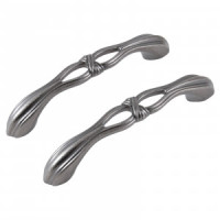 Ручка-скоба мебельная мет  96 C2533-96 AS состар. серебро 2шт ( цена за пару(15, 150) StahlBuro