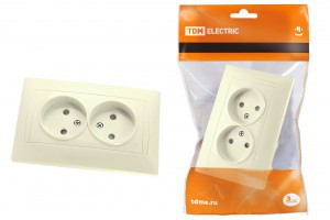 TDM Лама роз. СУ 2 мест. 10А сл. кость  (шторки) (7!) SQ1815-0112