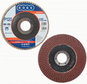 PATRIOT Круг лепестковый торцевой Edge by 115мм*22,23мм*P120, 819010004