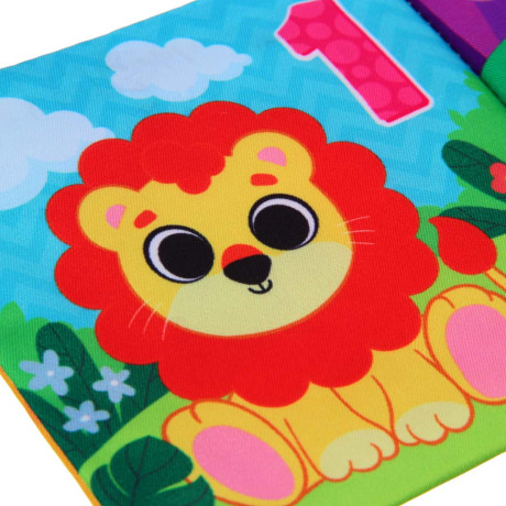 ИГРОЛЕНД Книга-шуршалка текстильная, ТС ткань, 13х18х1 см